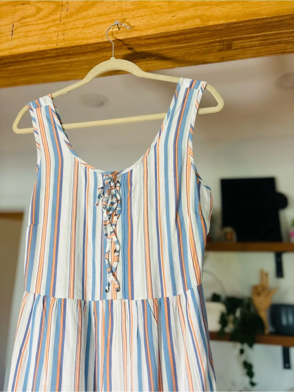 Marilou Wolfe Striped Summer Dress – Size M - Picture 2 of 7